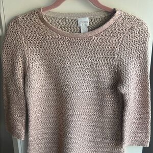 Chico's Rose Gold Sweater for Women